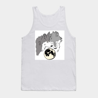 Hug Wolves Moon Color Tank Top